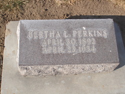 Bertha Luella <I>Kronberg</I> Perkins 