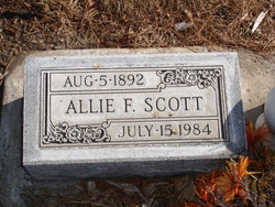 Allie Frances <I>Sterner</I> Scott 