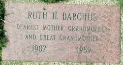 Ruth Hazel <I>Bigham</I> Barchus 