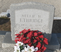Nellie M. <I>Pittman</I> Ethridge 