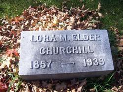 Lora M. <I>Elder</I> Churchill 