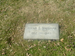 Jennie Elizabeth <I>Freemon</I> Vaughan 