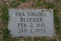 Ora Virginia Blocker 