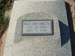 Billy Dan Abel Sr.