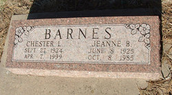 Jeanne Bernice <I>Anderson</I> Barnes 