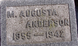 Mary Augusta <I>Wolcott</I> Anderson 
