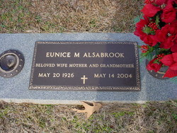 Eunice Virginia <I>Mitchum</I> Alsabrook 