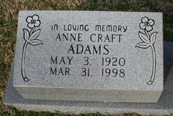 Anne Craft Adams 