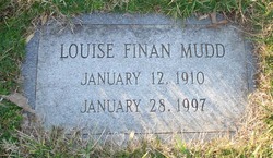 Louise <I>Finan</I> Mudd 