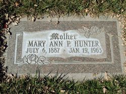 Mary Ann <I>Powell</I> Hunter 