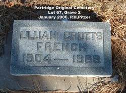 Lillian <I>Crotts</I> French 