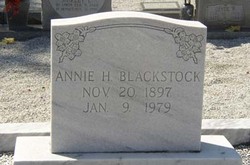 Annie <I>Holder</I> Blackstock 