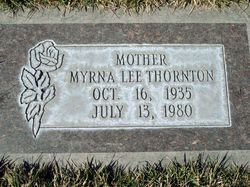 Myrna Lee <I>Dowding</I> Thornton 