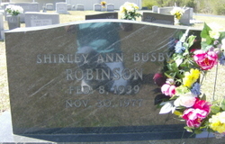 Shirley Ann <I>Busby</I> Robinson 