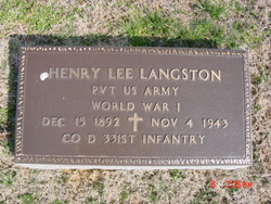 Henry Lee Langston 