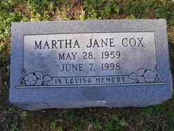 Martha Jane Cox 