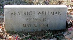 Bertha Beatrice <I>Williams</I> Arnold 