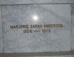 Marjorie Sarah Anderson 