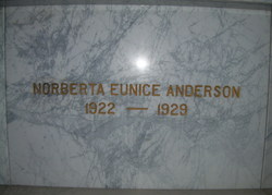 Norberta Eunice Anderson 