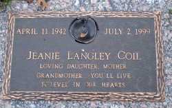 Jeanie <I>Langley</I> Coil 