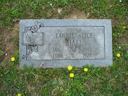 Fannie Alice <I>Grigsby</I> Hall 