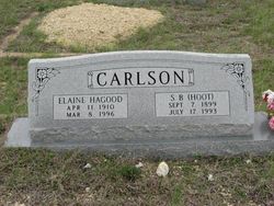 Elaine <I>Hagood</I> Carlson 