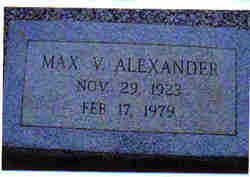 Max Vernon Alexander 