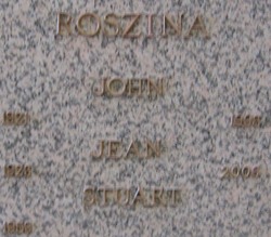Jean E <I>Lassen</I> Roszina 