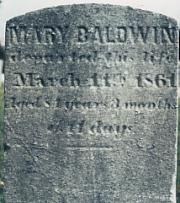 Mary <I>Beakes</I> Baldwin 