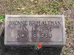 Bonnie <I>Brim</I> Altman 