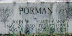 Martha Ann <I>Harkins</I> Forman 