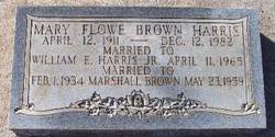 Mary Leuella <I>Flowe</I> Brown Harris 