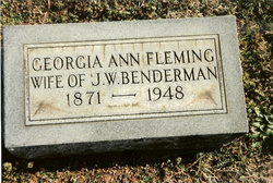 Georgia Ann <I>Fleming</I> Benderman 
