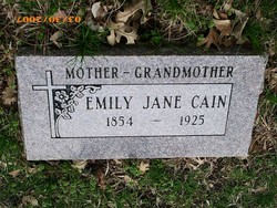 Emily Jane <I>Keller</I> Cain 