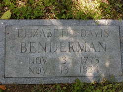 Elizabeth <I>Davis</I> Benderman 