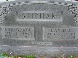 Ada Grace <I>Van Scyoc</I> Stidham 