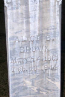 Alice <I>Beaizley</I> Brown 