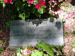 Harriet Catherine <I>Sales</I> Alexander 