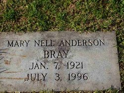 Mary Nell <I>Anderson</I> Bray 