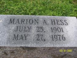 Marion A. Hess 