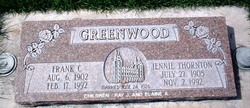 Jennie Pearl <I>Thornton</I> Greenwood 