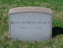 Belle <I>Snowden</I> McAboy 