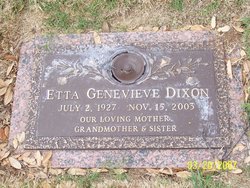 Etta Genevieve Dixon 