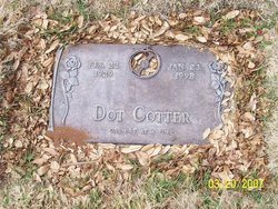 Dorothy Jean “Dot” <I>Cross</I> Cotter 