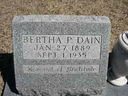 Bertha Pearl <I>Platt</I> Dain 