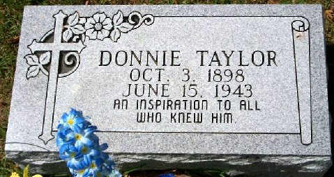 Donnie Taylor (1898-1943)