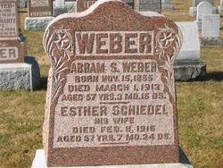 Esther <I>Schiedel</I> Weber 