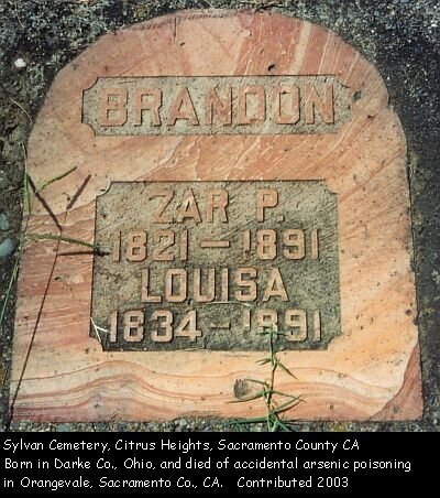 Zar Price Brandon (1821-1891)