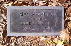 May <I>McCalla</I> Gaines 