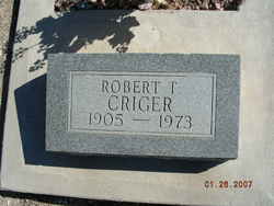 Robert Taylor Criger 